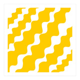Yellow Wavy Pattern (Print Only) thumbnail