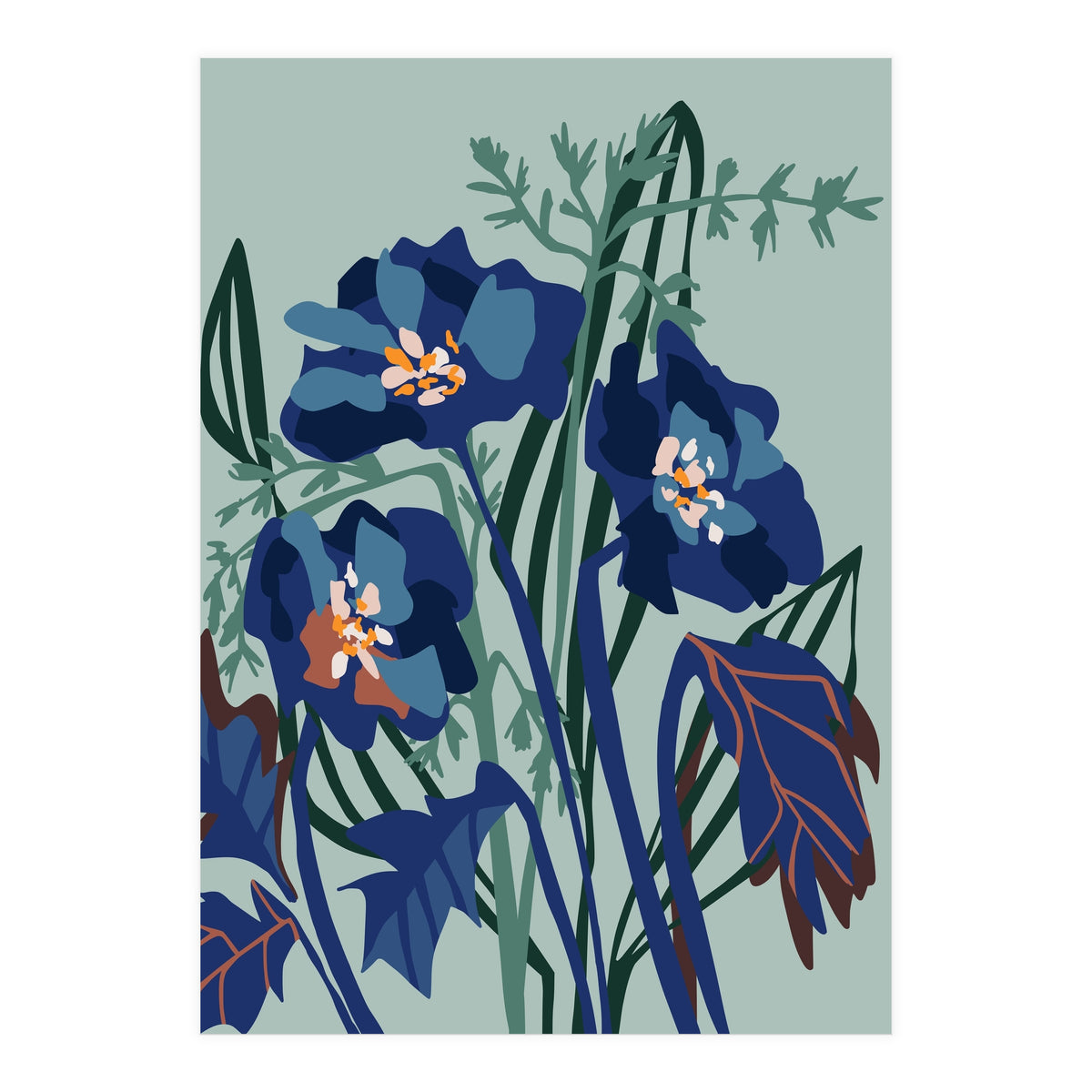 Wild Flowers Light (Print Only)