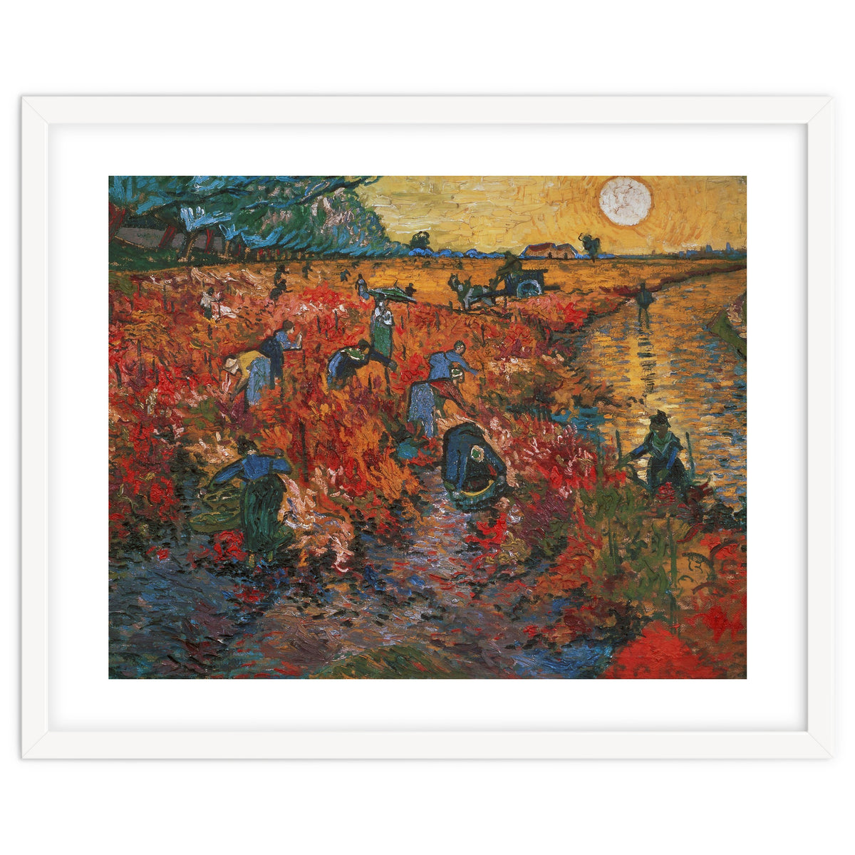 The red Vineyard at Arles,1888. Canvas,73 x 91 cm.