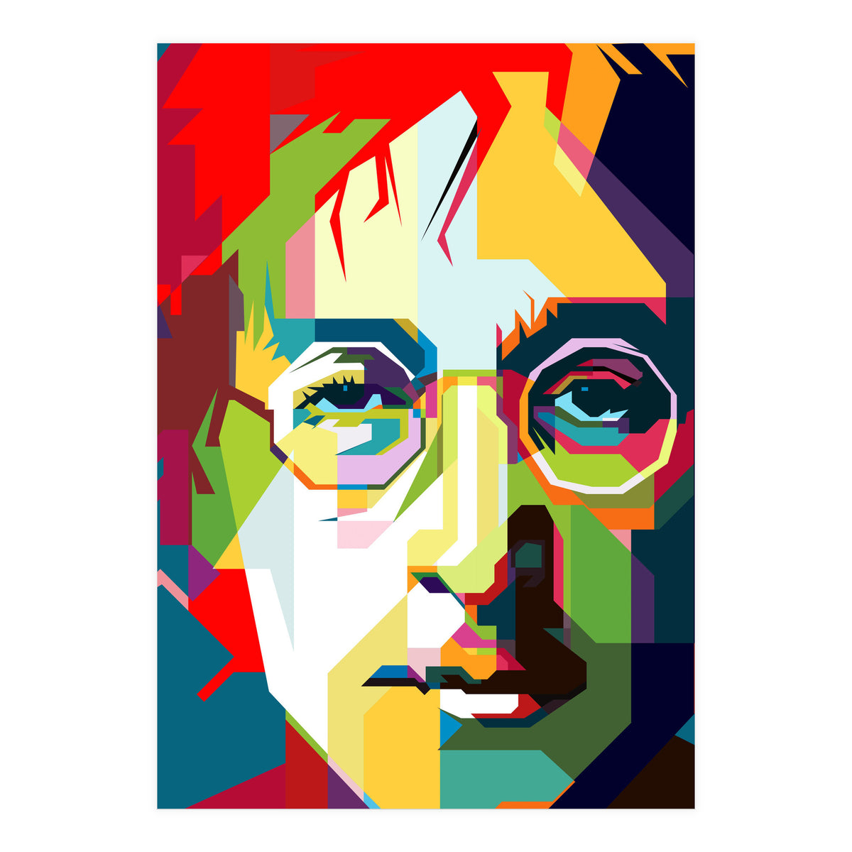 John Lennon Imagine Pop Art Wpap (Print Only)