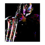 John Coltrane American Jazz Saxophonist Colorful (Print Only) thumbnail