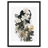 Collage Of A Woman And Flowers thumbnail