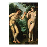 Peter Paul Rubens / 'Adam and Eve', c. 1597, Oil on panel, 180 x 158 cm. Pieter Paul Rubens. (Print Only) thumbnail