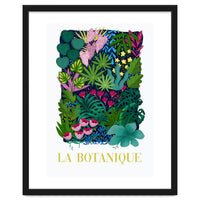 La Botanique, Botanical Garden, Colorful Jungle Print, Boho FLower Market