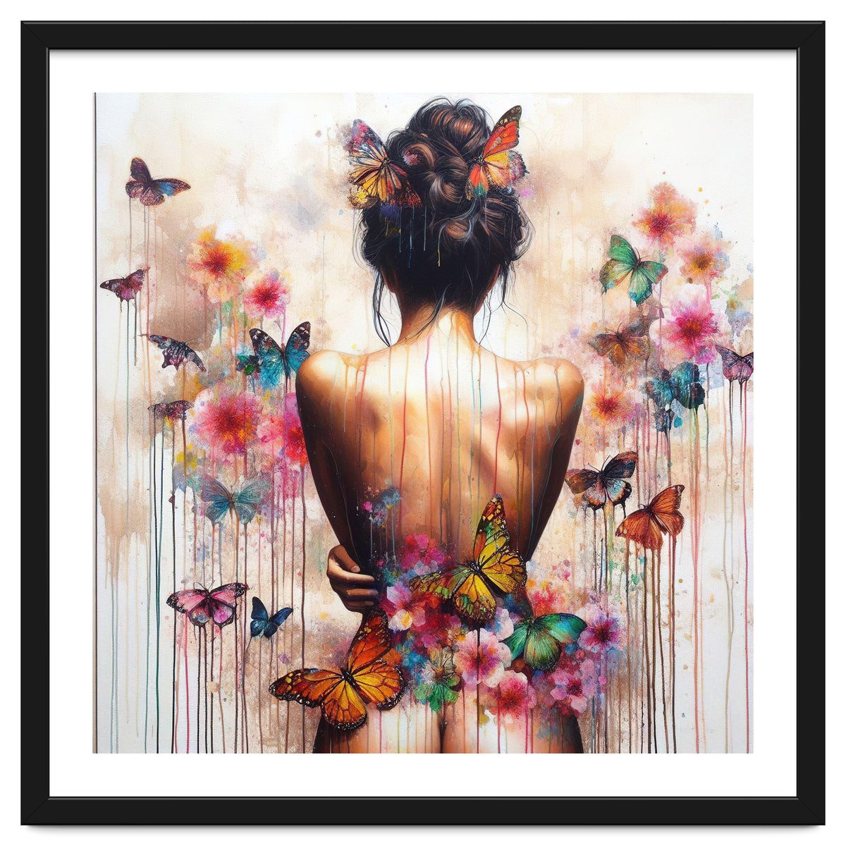 Butterfly Garden Back Portrait