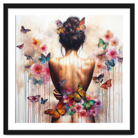 Butterfly Garden Back Portrait