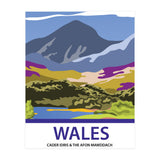 Wales Cader Idris And The Afon Mawddach (Print Only) thumbnail