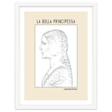 La Bella Principessa – Leonardo Da Vinci Ascii Art thumbnail