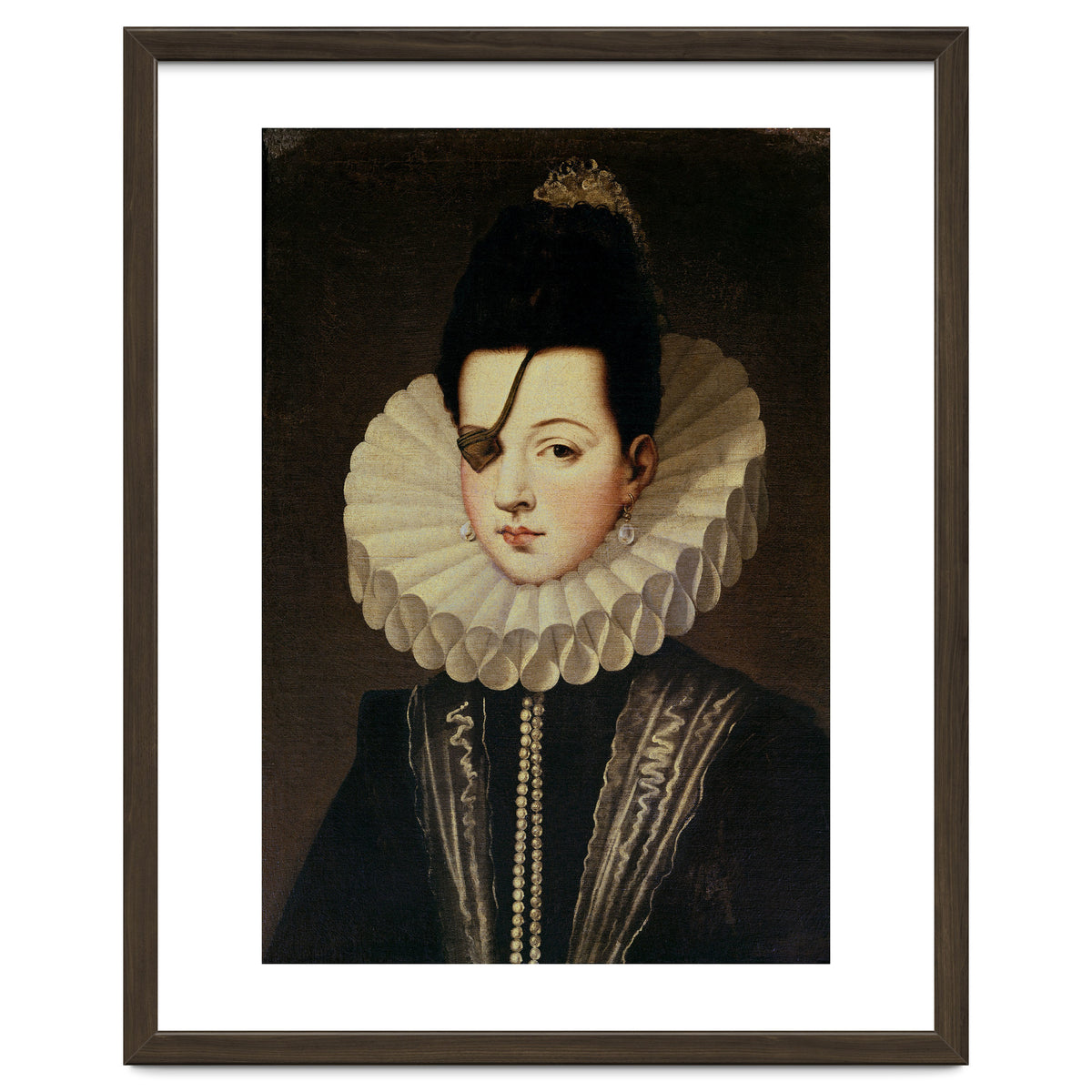 'Ana de Mendoza, Princess of Eboli', 16th century. ALONSO SANCHEZ COELLO. PASTRANA DUQUESA DE.