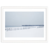 Pier in the winter seascape thumbnail