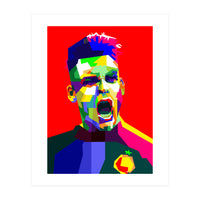 Lautaro Martinez Football Striker Pop Art (Print Only)