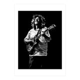 Pat Metheny American Jazz Guitarist Legend in Monochrome (Print Only) thumbnail