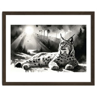Lynx Resting In Sunlight