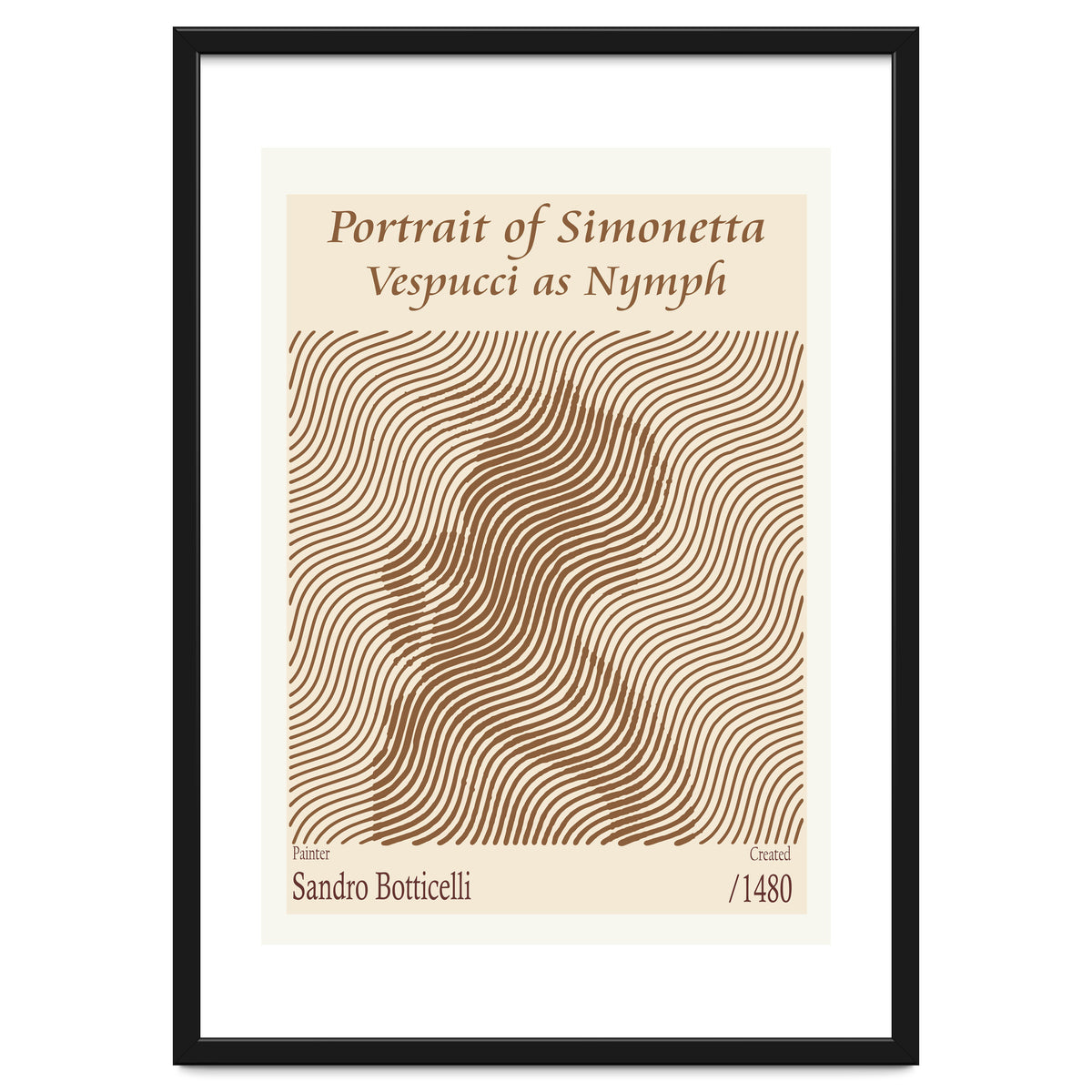 Portrait Of Simonetta Vespucci As Nymph – Sandro Botticelli (1480)