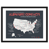 USA Map of Alien First Contacts in Movies thumbnail
