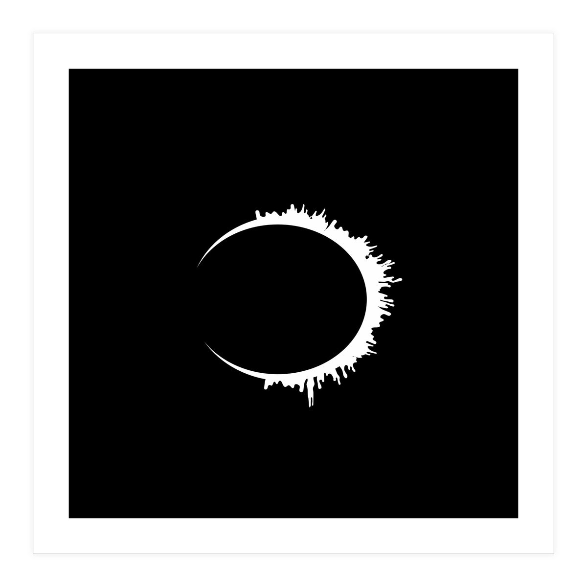 Solar lunar eclipse (Print Only)