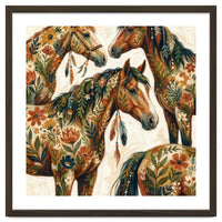 Rustic Horse Blossoms