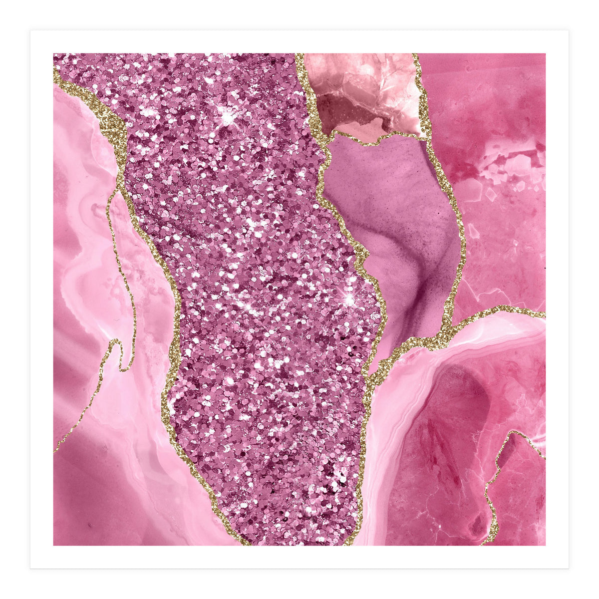 Agate Glitter Dazzle Texture 03 (Print Only)