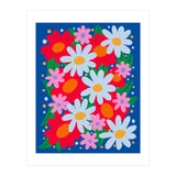 Bold Colourful Flowers (Print Only) thumbnail
