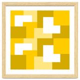 Yellow Abstract Square Tiles Pattern thumbnail