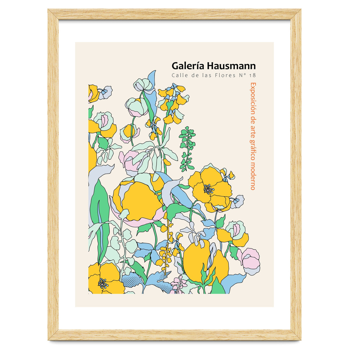 Exhibition of modern graphic art Madrid