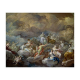 Corrado Giaquinto / 'Saints in Glory', 1755-1756, Italian School, Oil on canvas, 97 cm x 137 cm, ... (Print Only) thumbnail