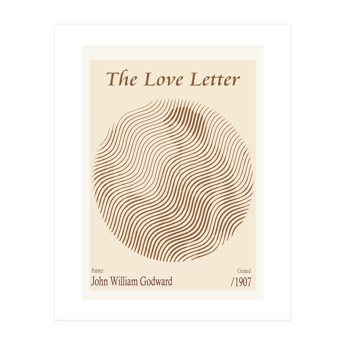 The Love Letter – John William Godward (1907) (Print Only)