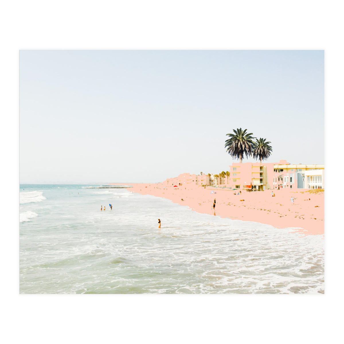 Pink Beach #society6 #decor #buyart (Print Only)