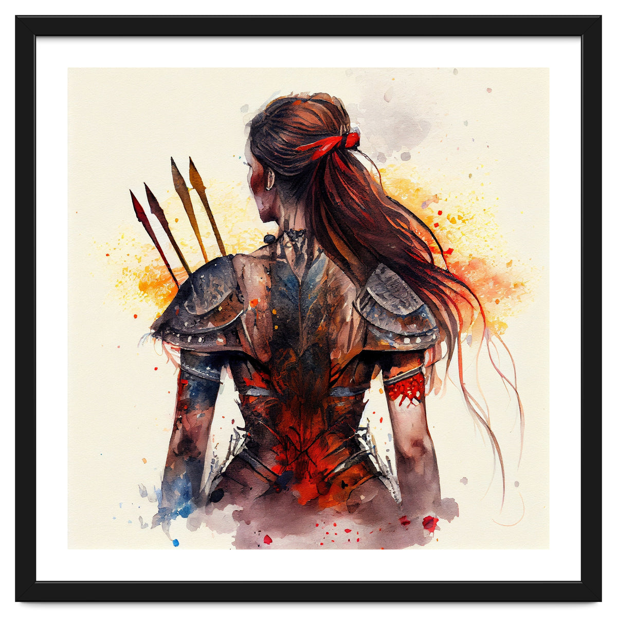 Powerful Warrior Back Woman #3