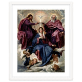 'The Coronation of the Virgin', ca. 1635, Spanish School, Oil on canvas, 176 cm x 124 cm, P01168. thumbnail