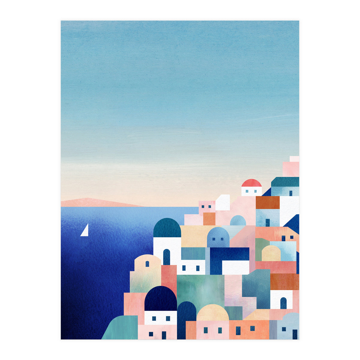 Santorini (Print Only)