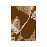 Brown Abstract Minimalist (Print Only)