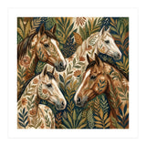 Equestrian Floral Harmony (Print Only) thumbnail