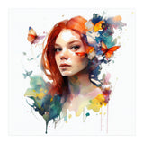 Red Hair Butterfly Reverie (Print Only) thumbnail