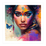Butterfly Aura Hindu Portrait (Print Only) thumbnail