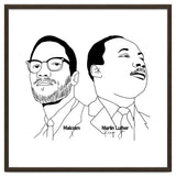 Martin Luther King Jr and Malcolm X thumbnail