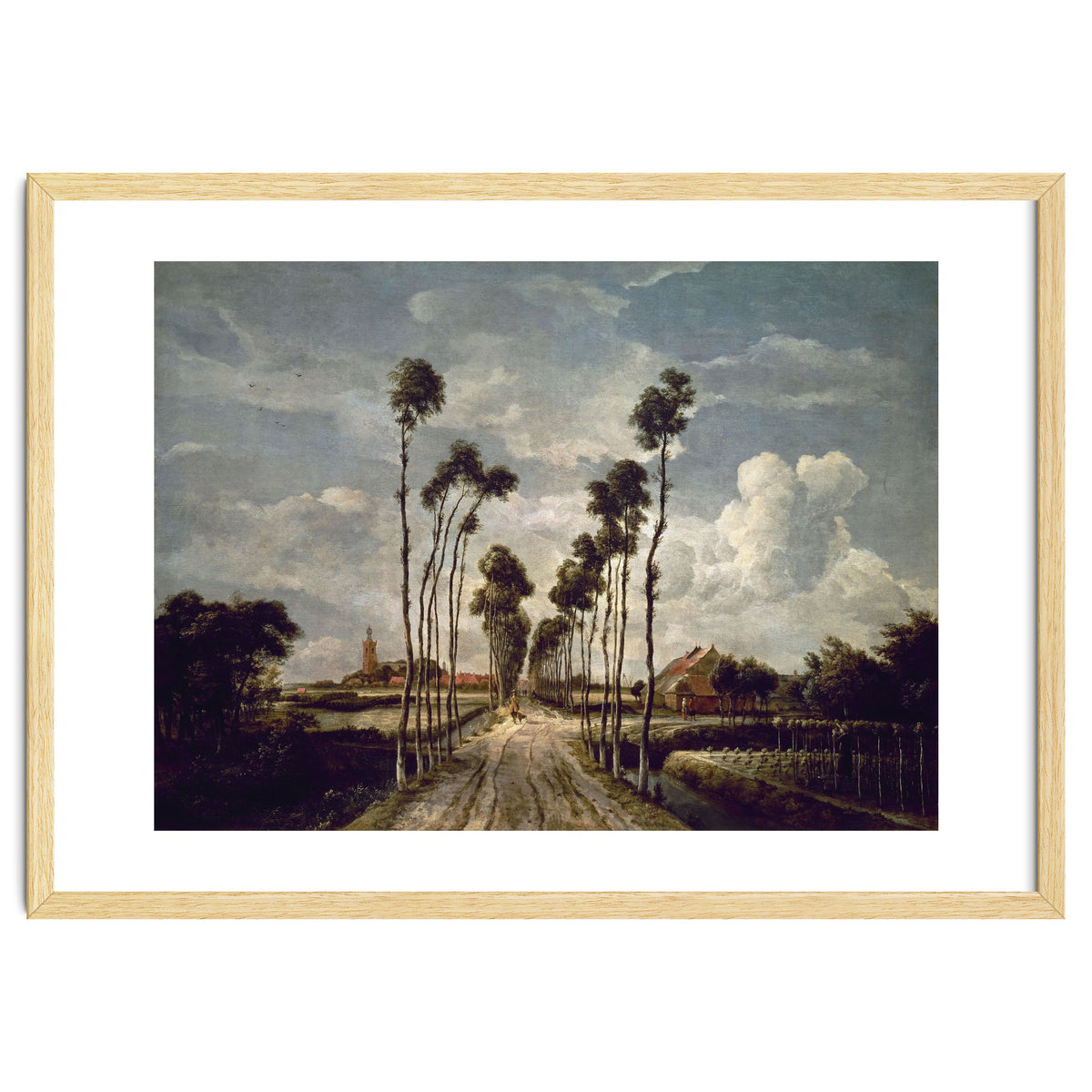 'The Avenue at Middelharnis', 1689, Oil on canvas, 103 x 141 cm.