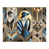 Jazz Age Sophistication In Art Deco (Print Only) thumbnail