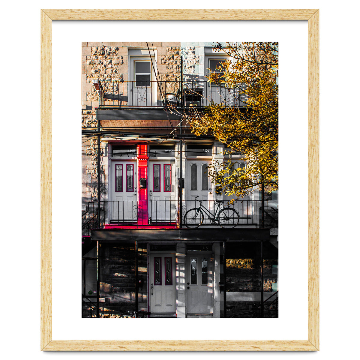 Montreal Bicycle Balcony No 1 Color Version