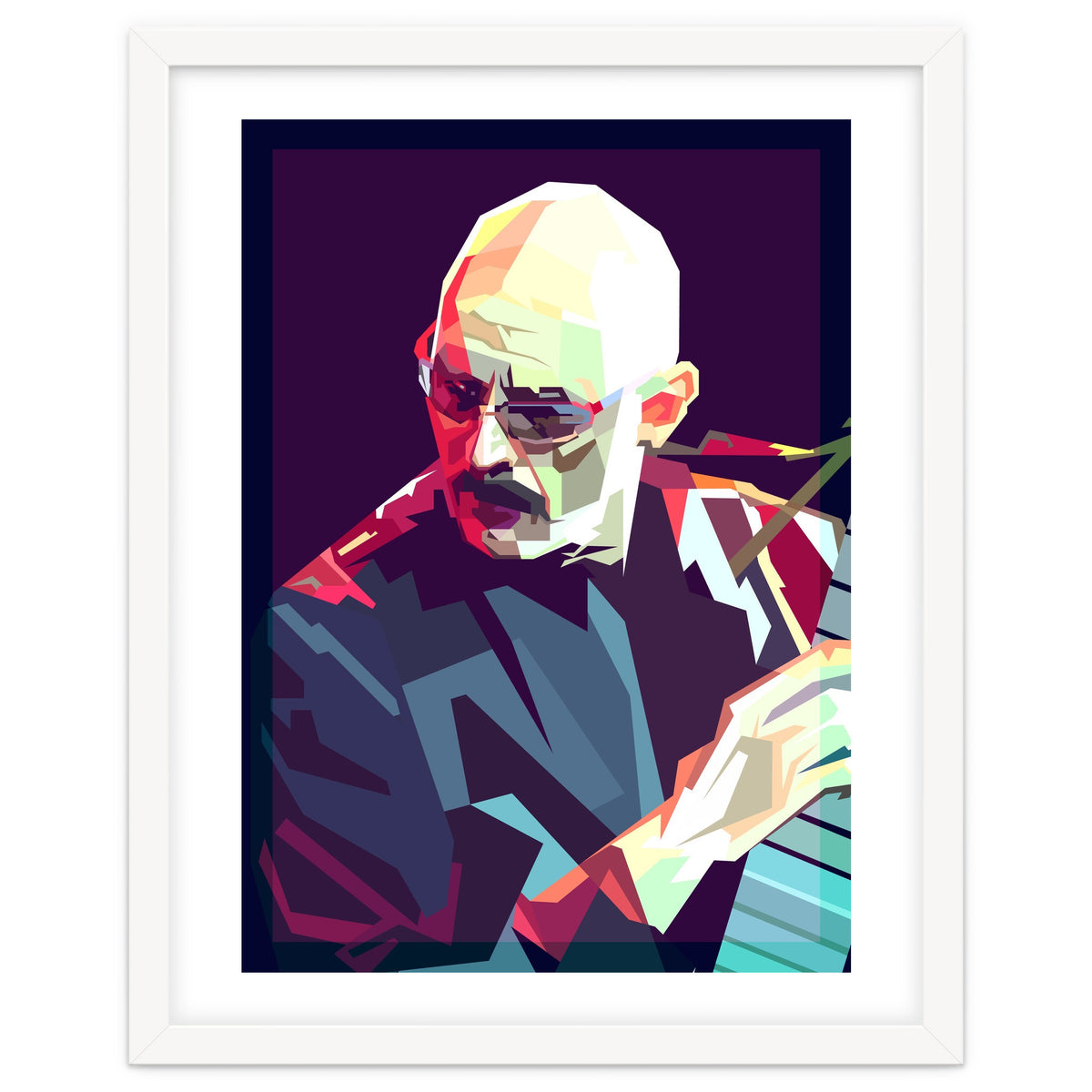 Tony Levin Bass Musician Pop Art WPAP