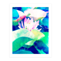 Watercolor Lotus (Print Only)