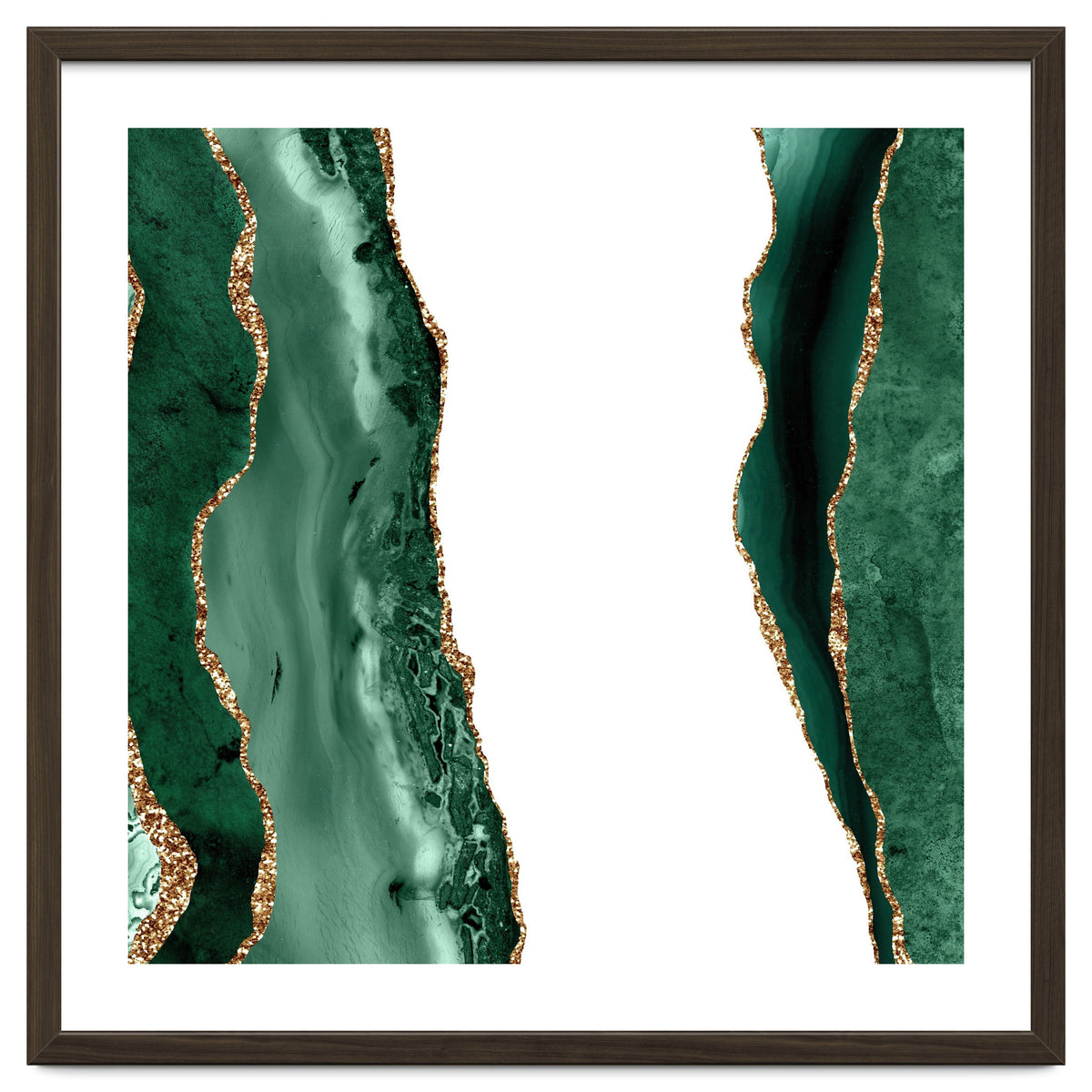 Emerald & Gold Agate Texture 14