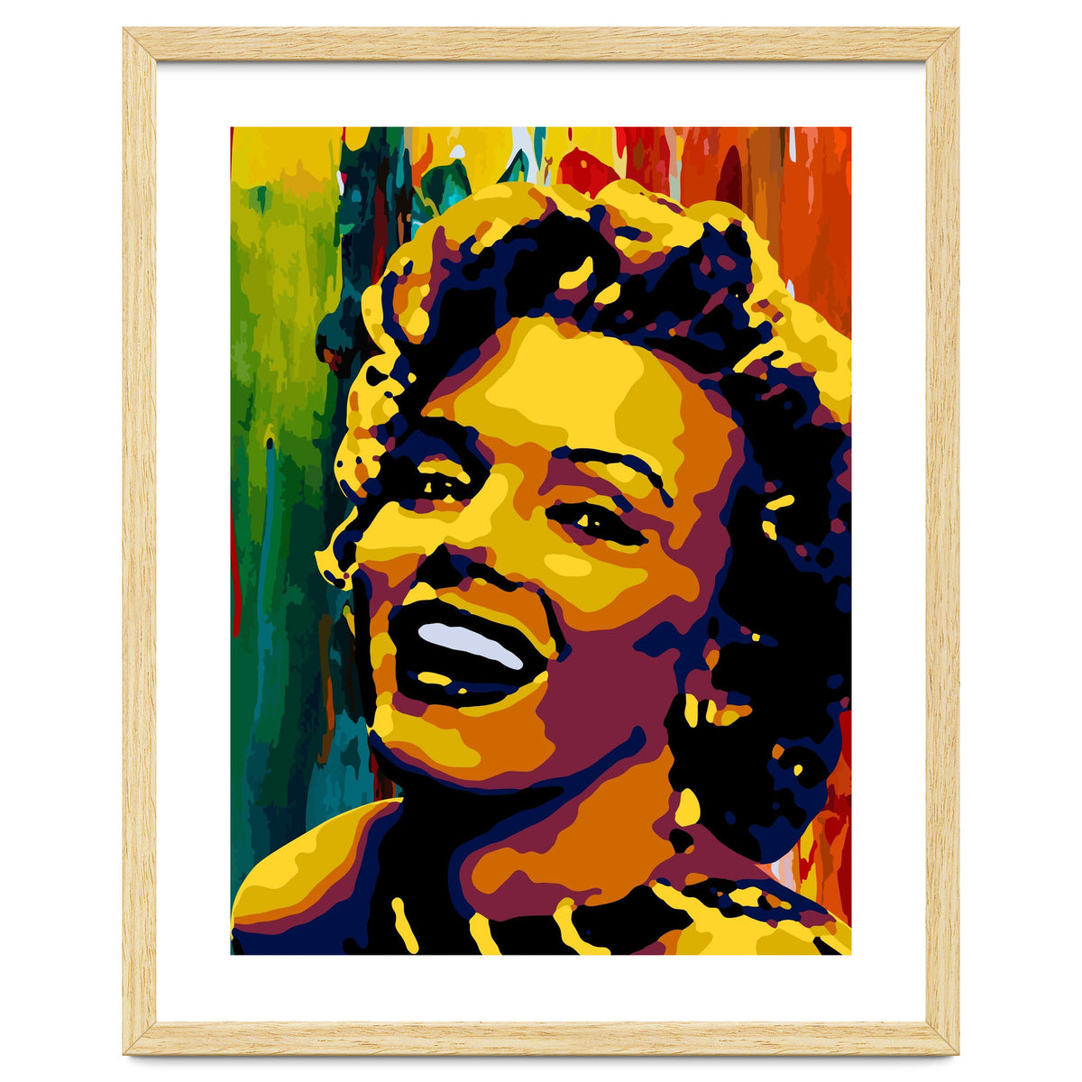 Marilyn Monroe Colorful abstract 2