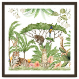 Watercolor Animals Savannah Landscape thumbnail
