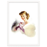 Beautiful Smiling Lady In White thumbnail