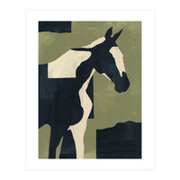 Abstract Minimal Horse 4 (Print Only)