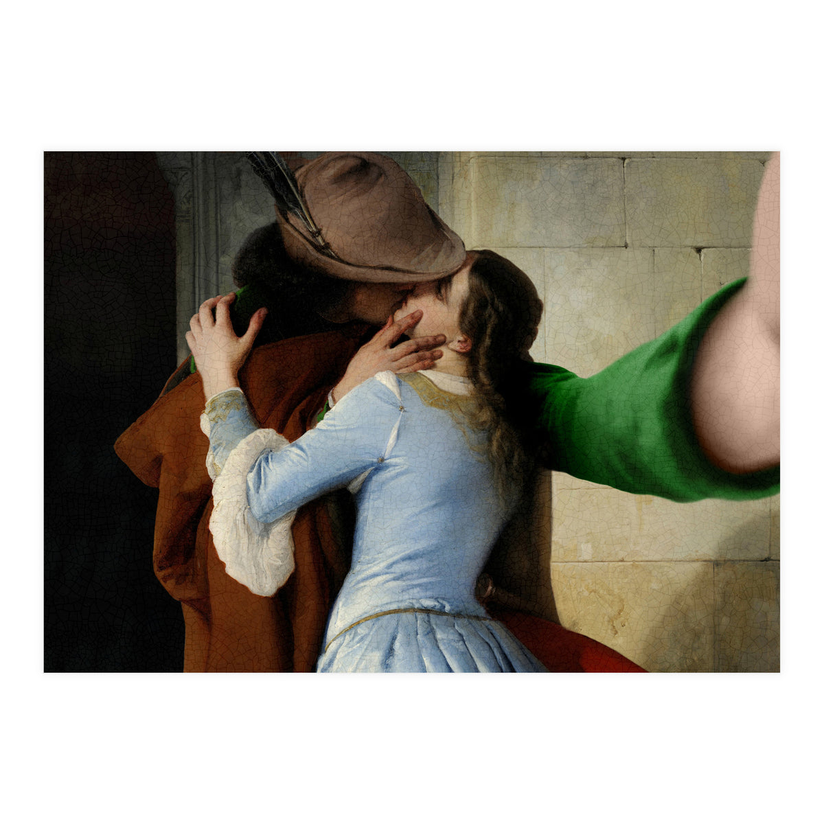 Francesco Hayez - The Kiss - Selfie (Print Only)