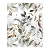 Watercolor Leaves Neutral Gray (Print Only) thumbnail