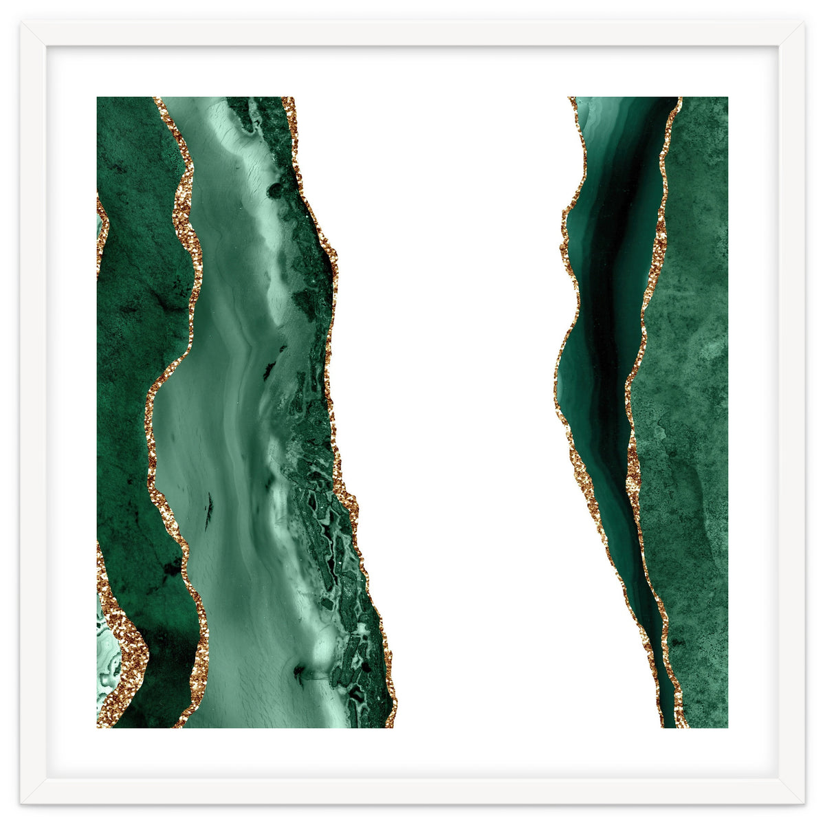 Emerald & Gold Agate Texture 14
