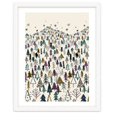 Mountain Forest Trees Winter thumbnail